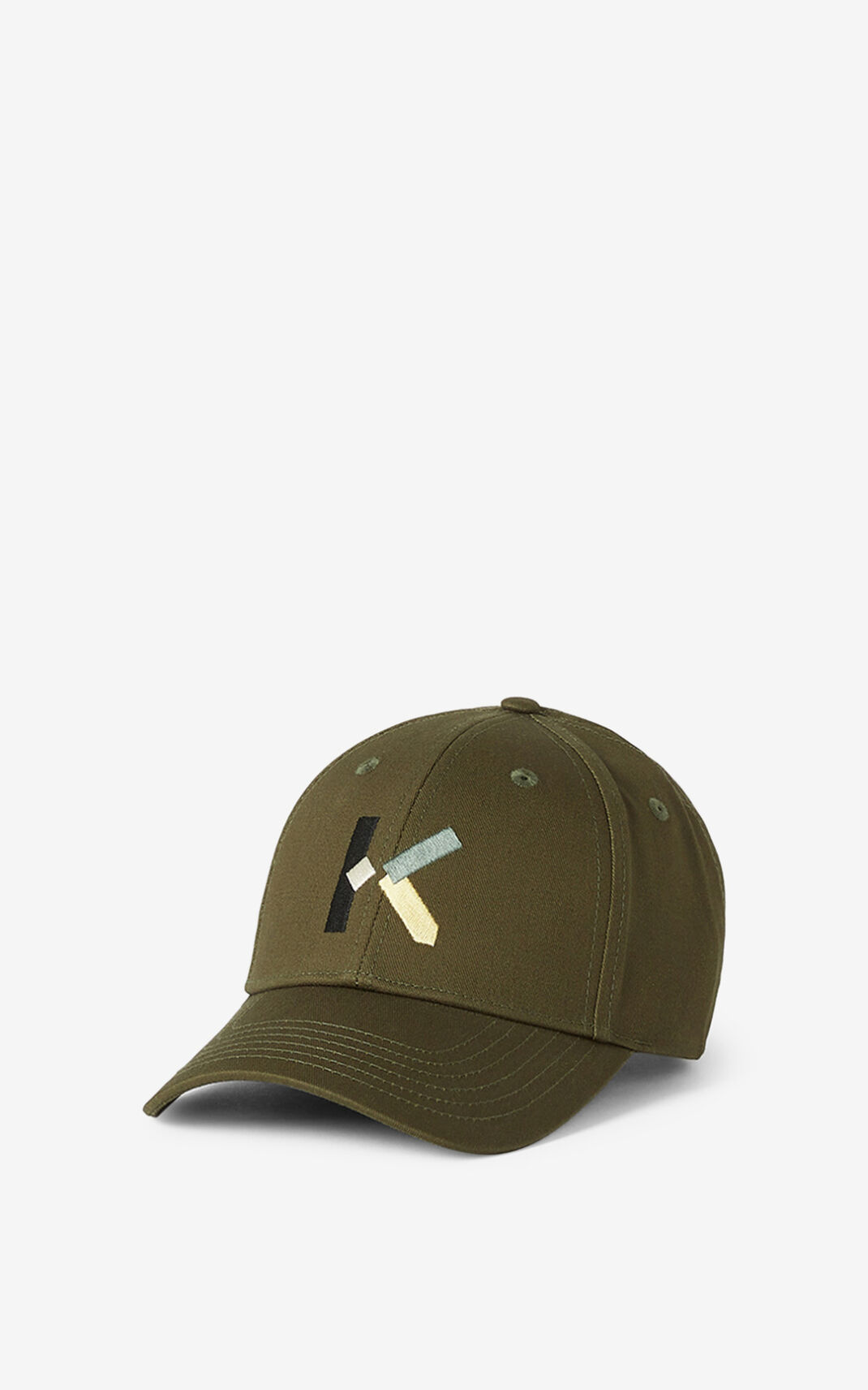 Kenzo K Kasket Herre - MørkeKhaki DK-617451